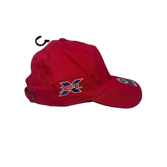 NWT! '47 Brand XFL Houston Roughnecks Clean Up Baseball Cap - Red - Picture 3 of 6